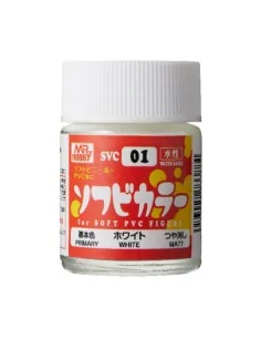 Mr Hobby -Gunze Water-Based SOFUBI Color (18 ml) White - Mr Hobby -...