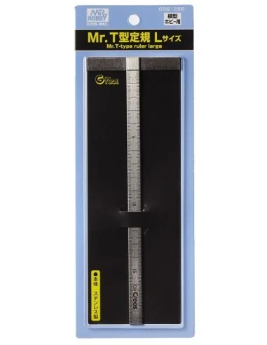 Mr Hobby -Gunze Mr. T-Type Ruler Large - Mr Hobby - Gunze GT-82