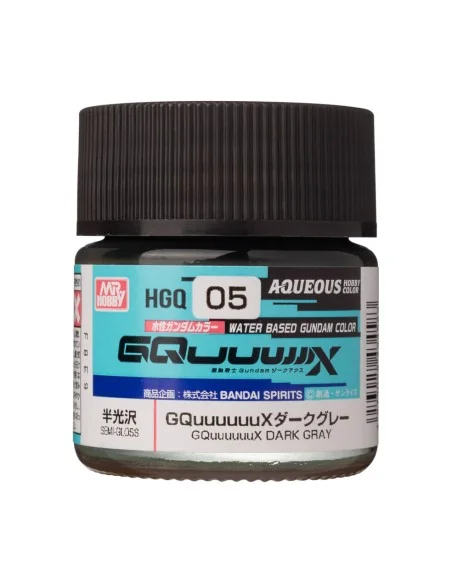 AQUEOUS GUNDAM COLOR (10ml) GQuuuuuuX DARK GRAY - Mr Hobby - Gunze ...