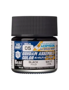 Acrysion GUNDAM ASSEMBLE COLOR (Base Color) (10 ml) Black - Mr Hobb...