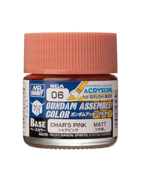 Acrysion GUNDAM ASSEMBLE COLOR (Base Color) (10 ml) Char's Pink - M...