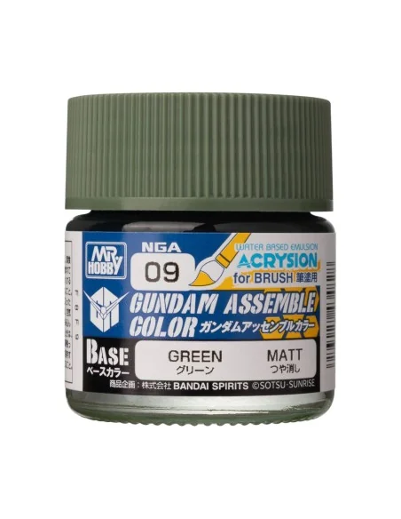 Acrysion GUNDAM ASSEMBLE COLOR (Base Color) (10 ml) Green - Mr Hobb...