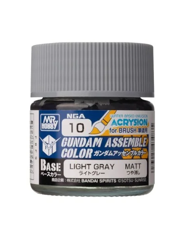 Acrysion GUNDAM ASSEMBLE COLOR (Base Color) (10 ml) Light Gray - Mr...