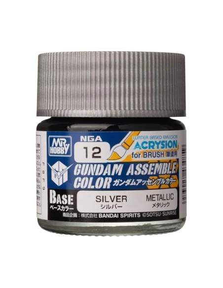 [NO_DESC] Acrysion GUNDAM ASSEMBLE COLOR (Base Color) (10 ml) Silve...