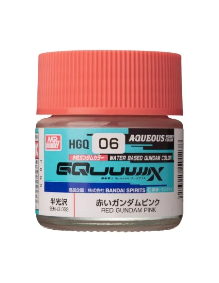 AQUEOUS GUNDAM COLOR (10ml) GQuuuuuuX RED GUNDAM PINK - Mr Hobby - ...