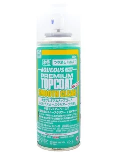 Mr Hobby -Gunze Aqueous Premium Top Coat UV-Cut Smooth Clear (Matt)...