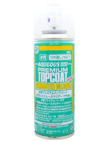 Mr Hobby -Gunze Aqueous Premium Top Coat UV-Cut Smooth Clear (Matt)...