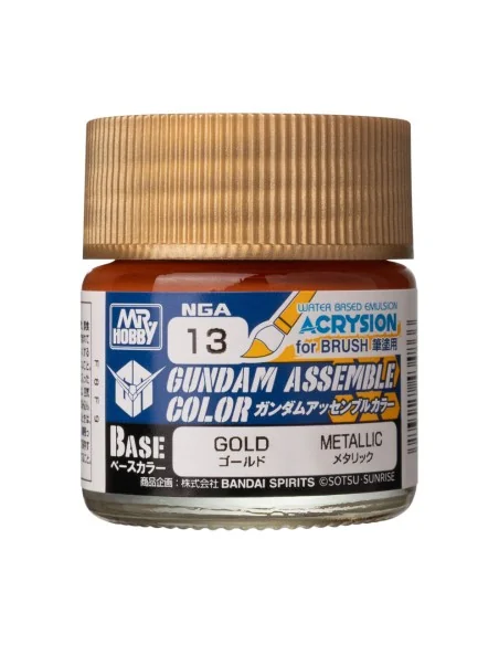 Acrysion GUNDAM ASSEMBLE COLOR (Base Color) (10 ml) Gold - Mr Hobby...