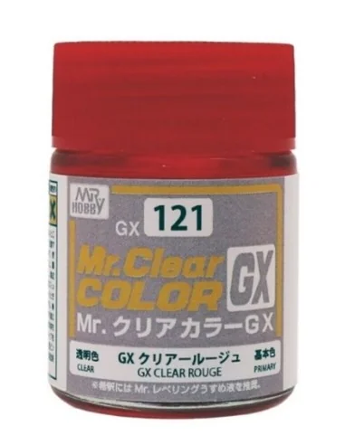 Mr. Color GX Clear Rouge (18 ml) - Mr Hobby - Gunze GX-121