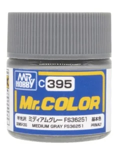 Mr Hobby -Gunze Mr. Color (10 ml) Medium Gray FS3651 - Mr Hobby - G...
