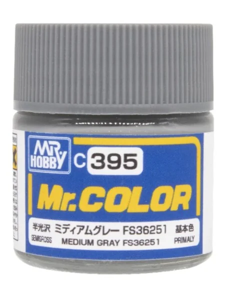Mr Hobby -Gunze Mr. Color (10 ml) Medium Gray FS3651 - Mr Hobby - G...