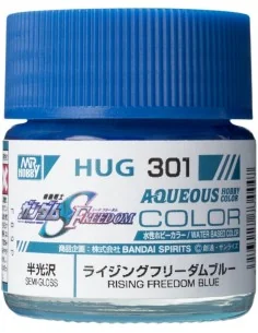 Mr Hobby -Gunze AQUEOUS GUNDAM COLOR (10ml) RISING FREEDOM BLUE - M...