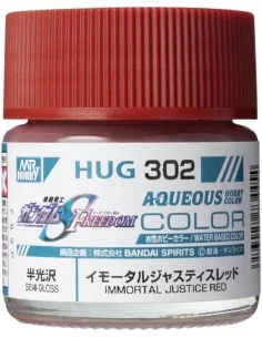 Mr Hobby -Gunze AQUEOUS GUNDAM COLOR (10ml) IMMORTAL JUSTICE RED - ...