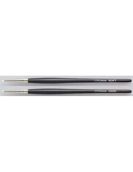 Mr Hobby -Gunze Mr. Weathering Brush Set Extra Small (Soft & Hard) ...