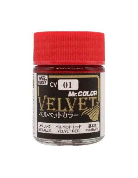 Mr Hobby -Gunze Mr. Color Velvet (18 ml) Red - Mr Hobby - Gunze CV-01