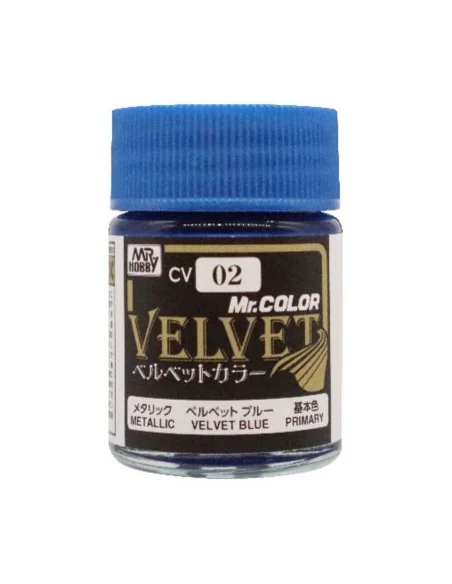 Mr Hobby -Gunze Mr. Color Velvet (18 ml) Blue - Mr Hobby - Gunze CV-02