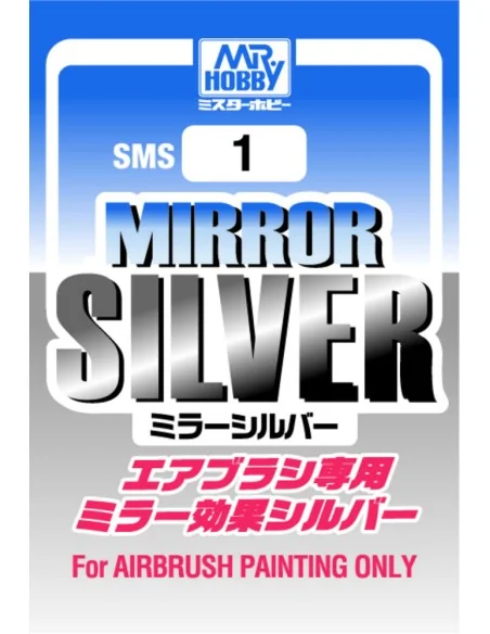 Mr Hobby -Gunze Mirror Silver (18 ml) - Mr Hobby - Gunze SMS-01