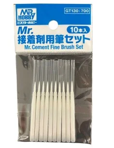 Mr Hobby -Gunze Mr. Cement Fine Brush Set - Mr Hobby - Gunze GT-130