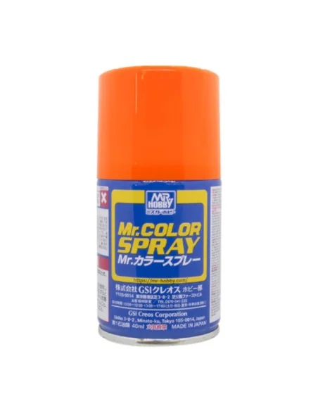 Mr Hobby -Gunze Mr. Color Spray (100 ml) Orange - Mr Hobby - Gunze ...
