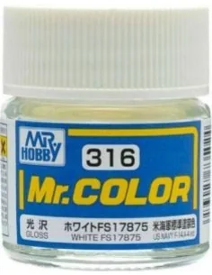 Mr Hobby -Gunze Mr. Color (10 ml) White FS17875 - Mr Hobby - Gunze ...