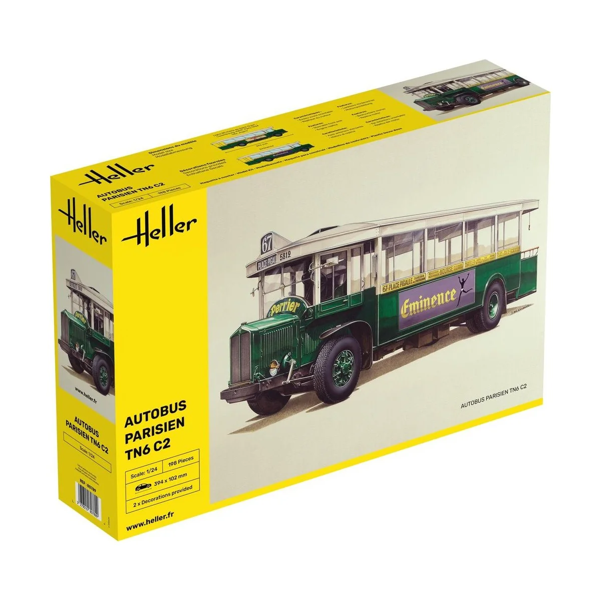 Autobus TN6 C2, 1/24 - Heller 80789