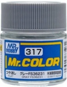 Mr Hobby -Gunze Mr. Color (10 ml) Gray FS36231 - Mr Hobby - Gunze C...