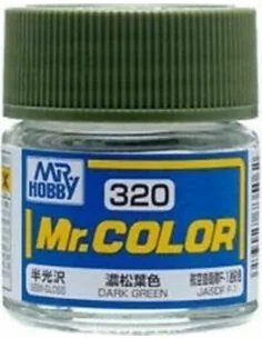 Mr Hobby -Gunze Mr. Color (10 ml) Dark Green - Mr Hobby - Gunze C-320