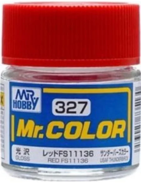 Mr Hobby -Gunze Mr. Color (10 ml) Red FS11136 - Mr Hobby - Gunze C-327