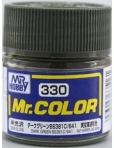 Mr Hobby -Gunze Mr. Color (10 ml) Dark Green BS381C/641 - Mr Hobby ...