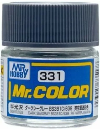 Mr Hobby -Gunze Mr. Color (10 ml) Dark Seagray BS381C 638 - Mr Hobb...
