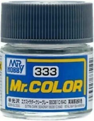 Mr Hobby -Gunze Mr. Color (10 ml) Extra DarK Seagray BS381C 640 - M...