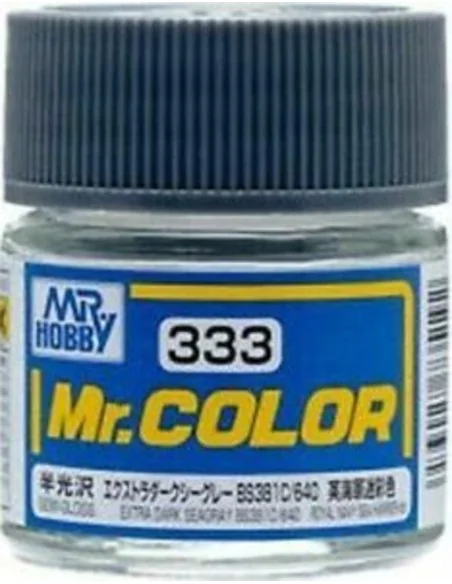 Mr Hobby -Gunze Mr. Color (10 ml) Extra DarK Seagray BS381C 640 - M...