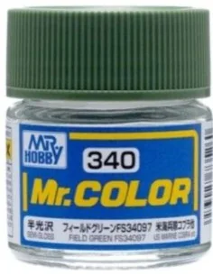 Mr Hobby -Gunze Mr. Color (10 ml) Field Green FS34097 - Mr Hobby - ...