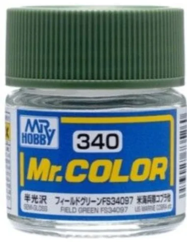 Mr Hobby -Gunze Mr. Color (10 ml) Field Green FS34097 - Mr Hobby - ...