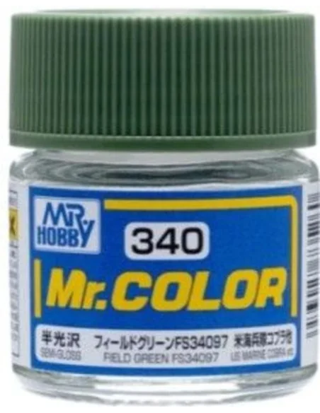 Mr Hobby -Gunze Mr. Color (10 ml) Field Green FS34097 - Mr Hobby - ...