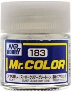 Mr Hobby -Gunze Mr. Color (10 ml) Super Clear Gray Tone - Mr Hobby ...