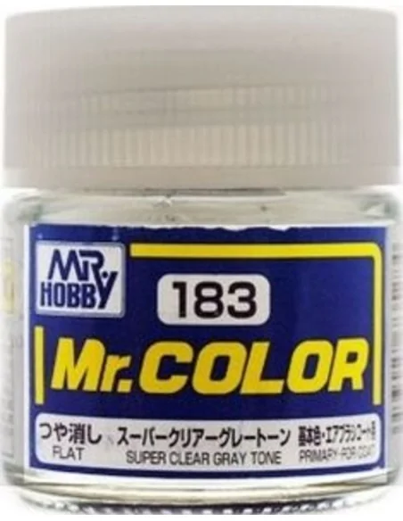 Mr Hobby -Gunze Mr. Color (10 ml) Super Clear Gray Tone - Mr Hobby ...