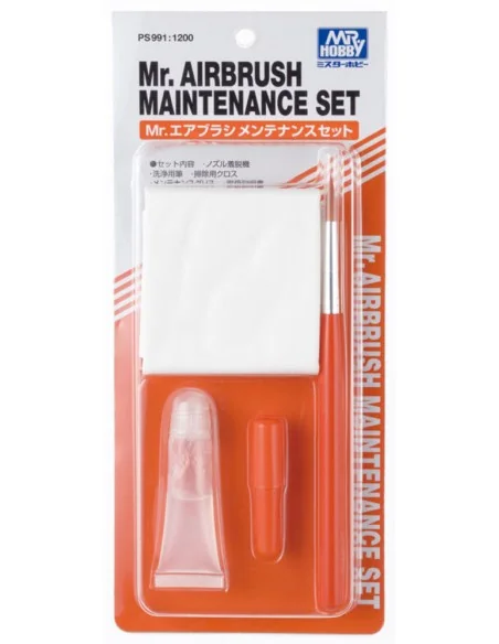 Mr Hobby -Gunze Mr. Airbrush Maintenance Set - Mr Hobby - Gunze PS-991