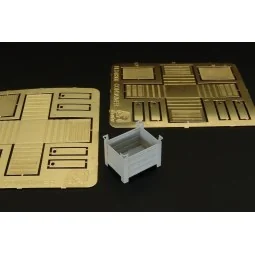 Steel containers (2pcs), 1/48 - Hauler HLX48360