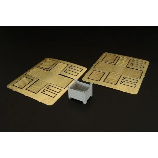 Steel containers (2pcs), 1/48 - Hauler HLX48360