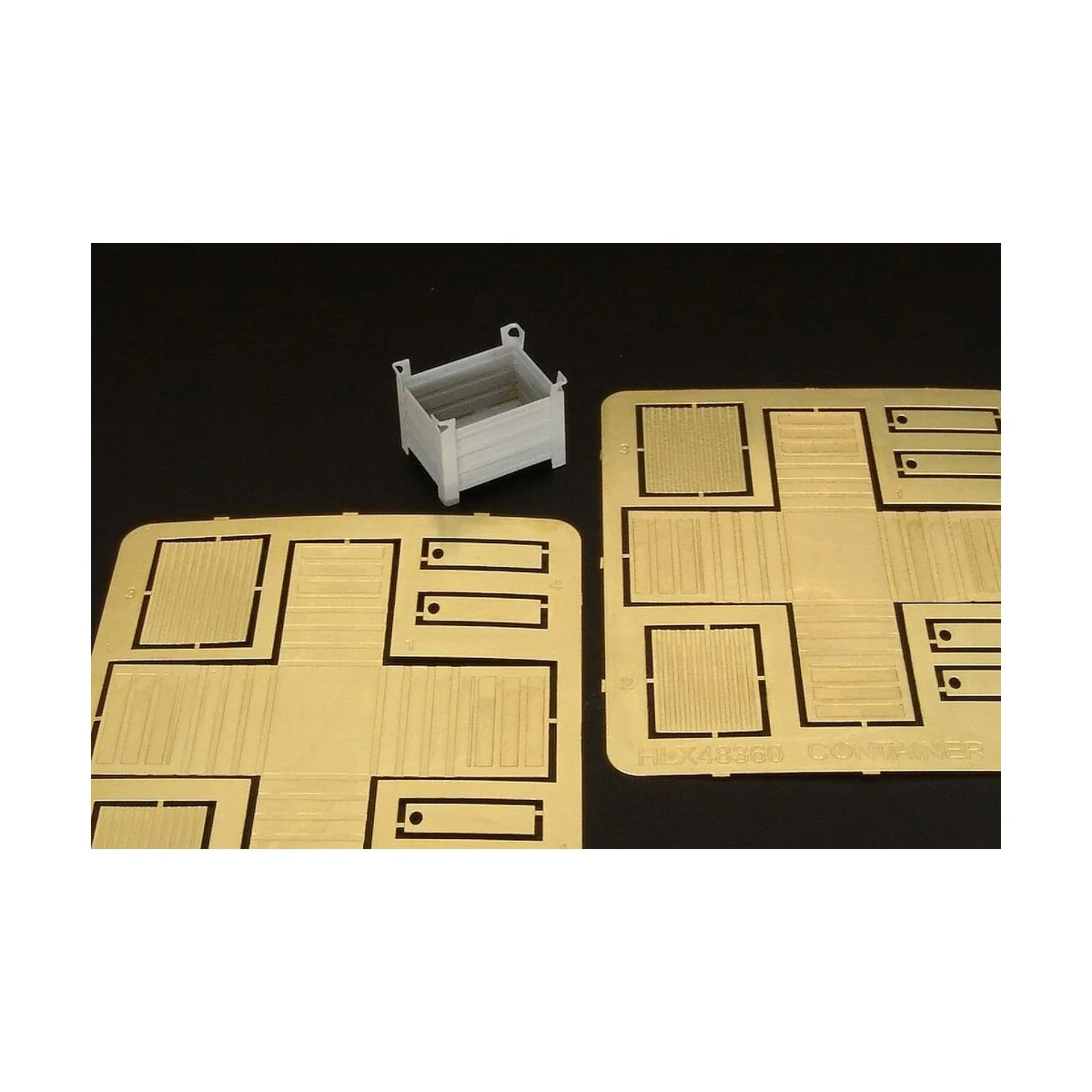 Steel containers (2pcs), 1/48 - Hauler HLX48360