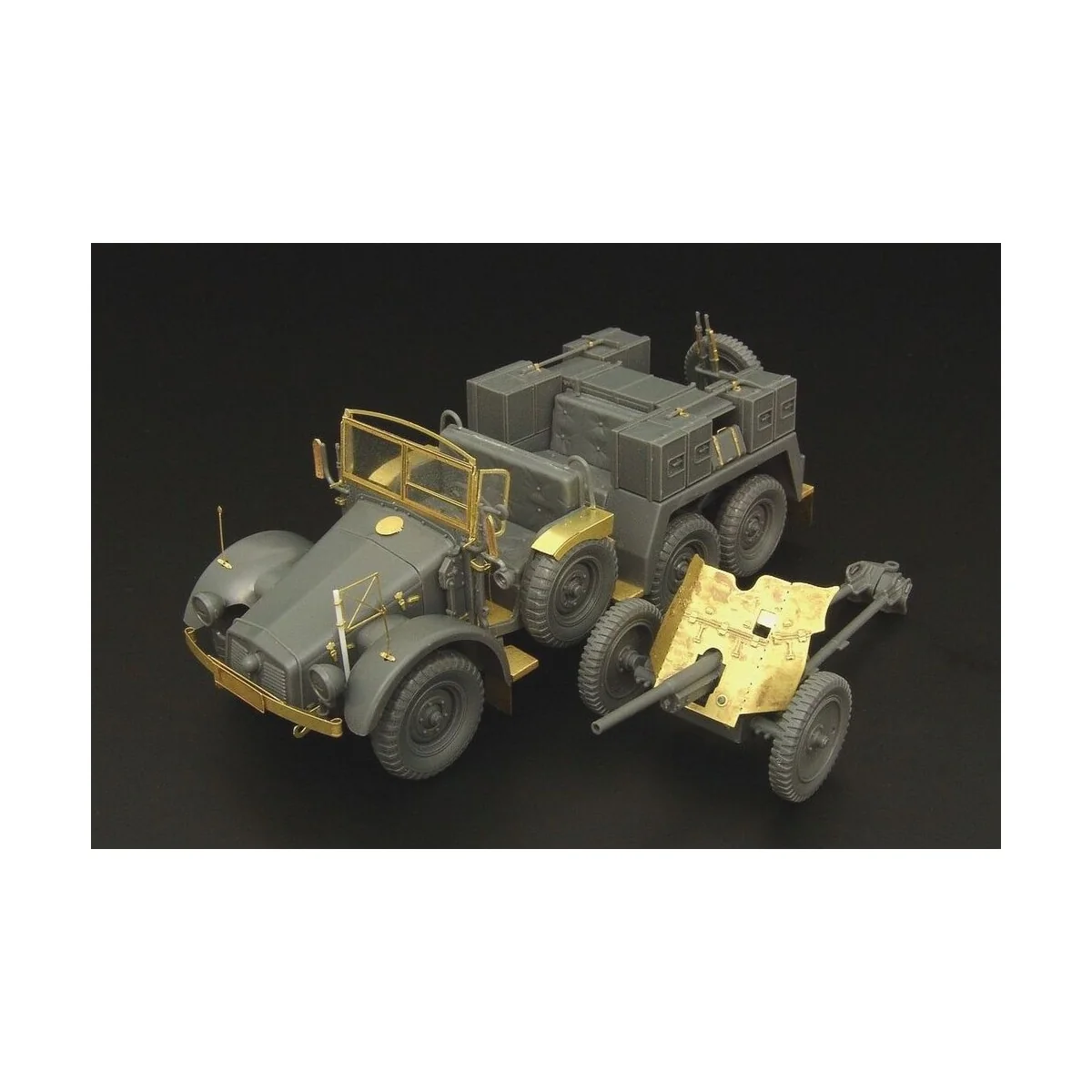 Kfz 69 Krupp with 3 7cm Pak (Tamiya) - Hauler HLX48361