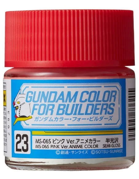 Mr Hobby -Gunze Gundam Color For Builders (10ml) MS-06S PINK Ver. -...