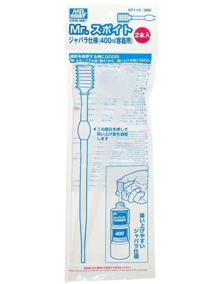 Mr Hobby -Gunze Mr. Dropper Super Long Size (2pcs) - Mr Hobby - Gun...