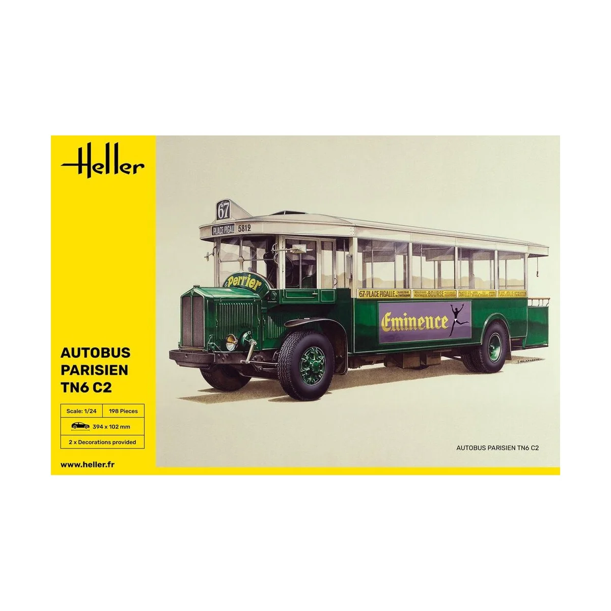 Autobus TN6 C2, 1/24 - Heller 80789