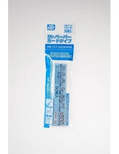 Mr Hobby -Gunze Mr. Paper Card Type Sand Paper 800 (50 pcs) - Mr Ho...