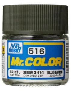 Mr Hobby -Gunze Mr. Color (10 ml) Dark Green 3414 - Mr Hobby - Gunz...