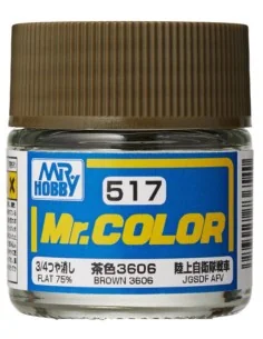 Mr Hobby -Gunze Mr. Color (10 ml) Brown 3606 - Mr Hobby - Gunze C-517