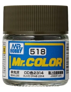 Mr Hobby -Gunze Mr. Color (10 ml) Olive Drab 2314 - Mr Hobby - Gunz...