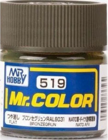 Mr Hobby -Gunze Mr. Color (10 ml) Bronzegrün - Mr Hobby - Gunze C-519